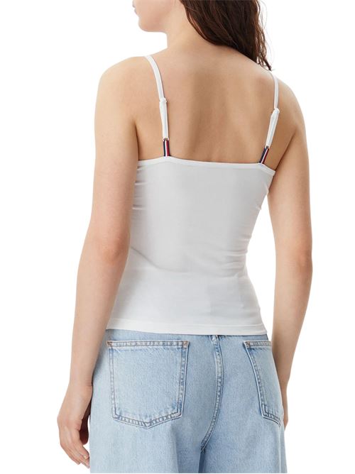Top bianco in cotone Tommy Jeans | DW0DW20675YBL